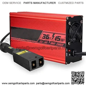 15AMP Golf Cart Charger, EZGO TXT Battery Charger for 36 Volt Golf Carts -D Style Plug (36V15AMP)