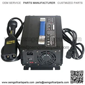 36V 20A Battery Charger for EZGO EZ-GO TXT 96-Up Golf Cart, Powerwise Style D-Plug