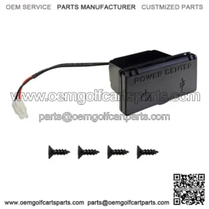 Golf Cart 12v Outlet USB Charger USB Port USB Power Center Ezgo Club Car Yamaha