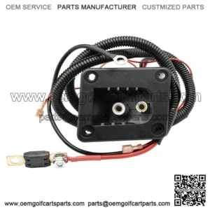 36V Powerwise Charger Receptacle W/ Reed Switch & Resistor Fits EZGO Med/ TXT