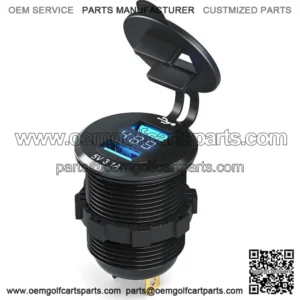 9-48V Golf Cart Voltage Meter with DualB 3.1 Charger for Club Car EZGO Yamaha