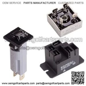Golf Cart Battery Charger Repair Kit for Club Car 48V Powerdrive 1 & 2 Charger