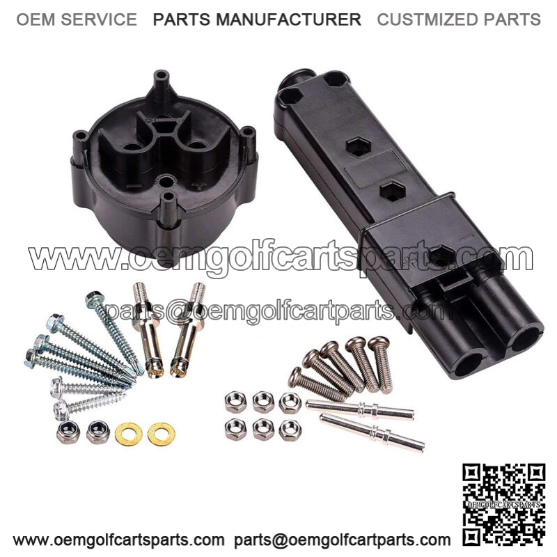 48V Golf Cart Charger Handle Plug & Receptacle for Yamaha JR1-H235A-00 JR1-H6181