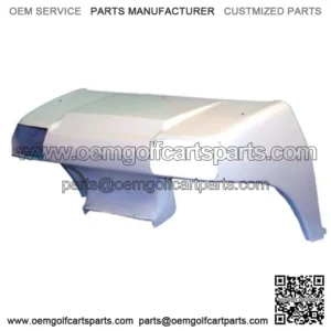 Golf Cart Body/ Front Cowl w/ Headlight Cutouts - BEIGE or WHITE (fits 1982+ Gas & Electric)