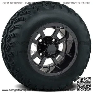 GTW Storm Trooper Golf Cart Tire & Wheel Combo 22x11-10" Set of 4 (22" Tall)