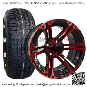 ITP Ultra GT 205/30-14" Golf Cart Tire/Wheel Combo (19" Tall)