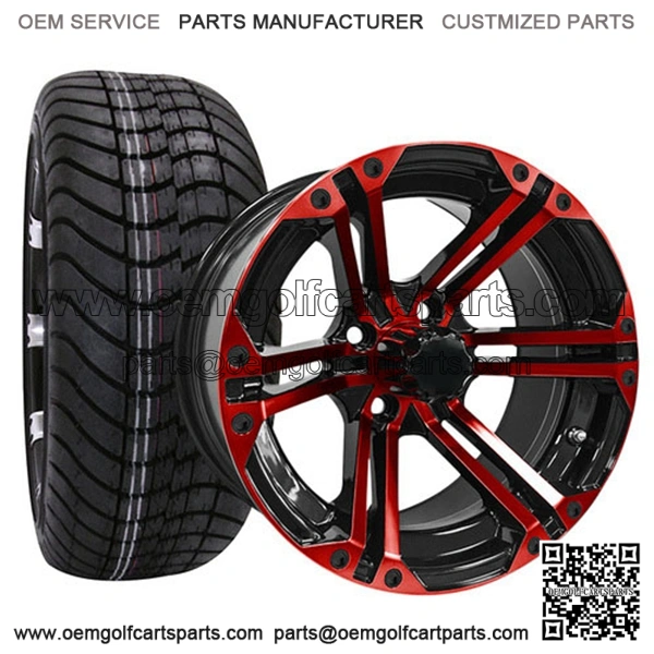 205/40R 14" Golf Cart Tires & Wheels (20.5" Tall)