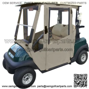 Precedent Enclosure / Golf Cart Cover - DoorWorks Hinged Hard Door (Sunbrella Material)