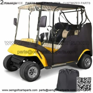 2 Passenger Golf Cart Enclosure for EZGO TXT  Waterproof Sunproof Cover