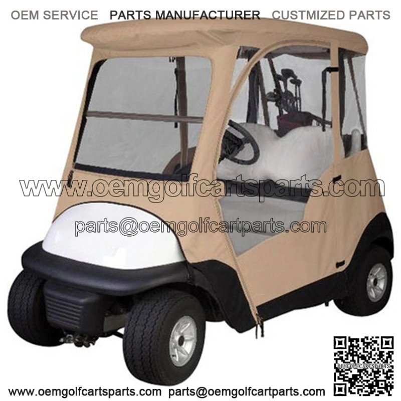 Club Car Precedent Golf Cart Enclosure - Driveable and High Quality - TAN
