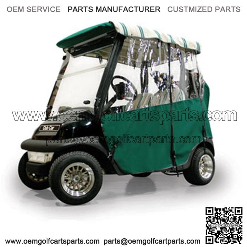 Forest Green 3-Sided Custom Over-The-Top Enclosure (Fits all Carts!)