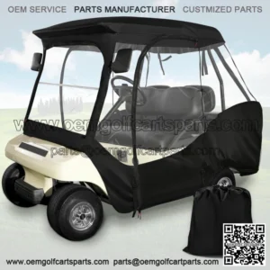 4 Passenger Golf Cart Driving Enclosure for Club Car DS, 420D (Short Roof 56")