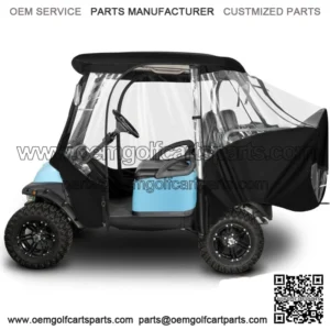 Golf Cart Driving Enclosure for Club Car Precedent 4 Passenger 600D Rain Cover