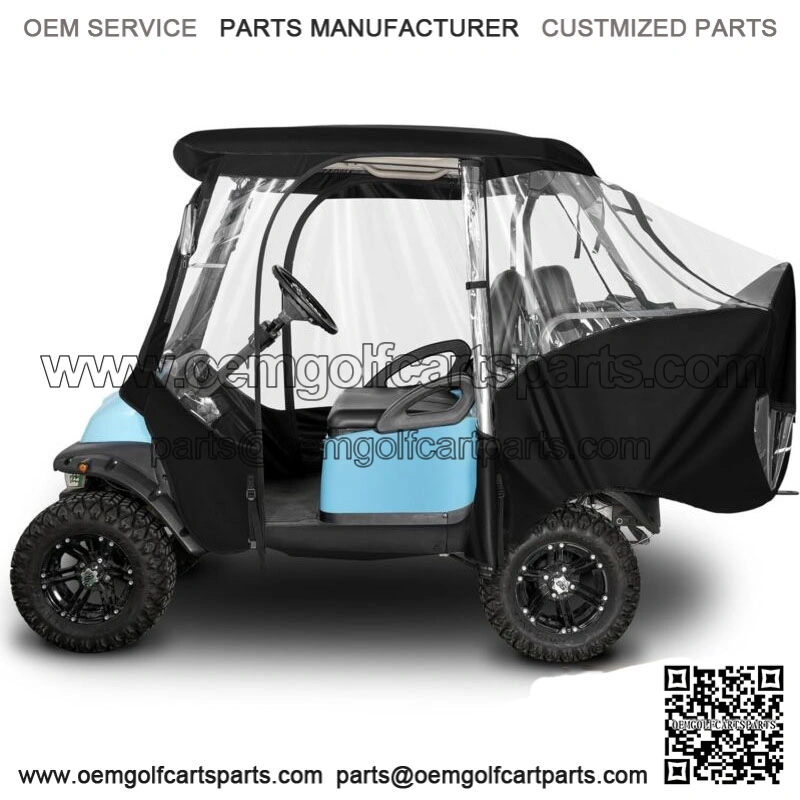 Golf Cart Driving Enclosure for Club Car Precedent 4 Passenger 600D Rain Cover