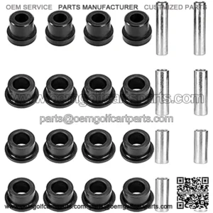 Golf Cart Front Lower Leaf Spring + Front Upper Suspension Bushing & Sleeve Kit for Club Car DS 1992 Up Gas & Electric