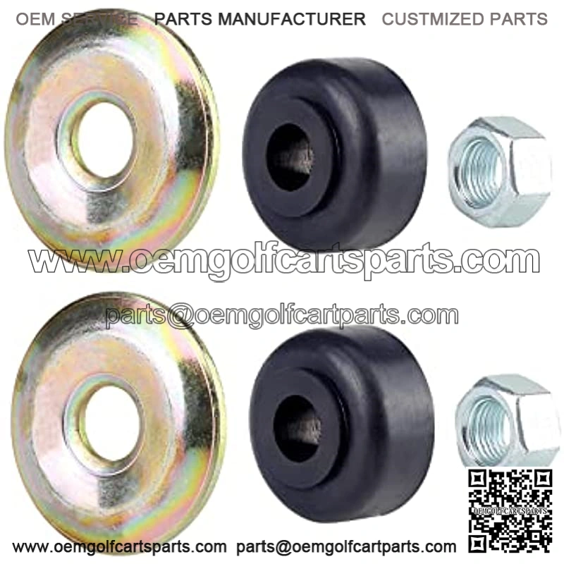 Golf Cart Shock Bushing Kit for Club Car DS Precedent 1982-Up G&E EZGO TXT Marathon 1989-Up 1011415 1010142 10194G1 10435G1