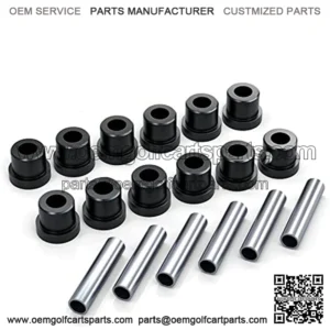 Rear Leaf Spring Bushing & Sleeves Kits for Club Car DS Golf Cart 1981-up & EZGO TXT/Medalist 1994-up, Replaces OEM 70289-G02 70291-G01 1012303 1015583