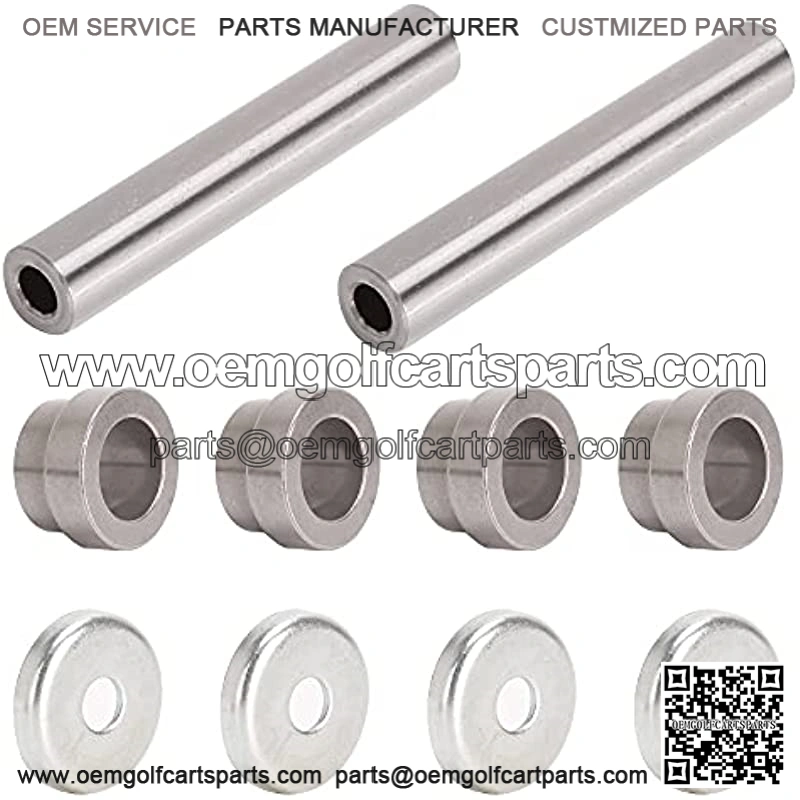 Steering Knuckle Outer Cover and Spindle Tube Spacer Kit for Yamaha G22/G29 G&E Golf Cart, Thrust Cover Bush Spacer Repair Kits OEM 2NL-23448-00-00,90381-17067-00 2NL-23517-00-00