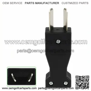 Golf Cart Charger Crow Foot Plug For 36V Ez-Go, Club Car, Yamaha, Taylor Dun