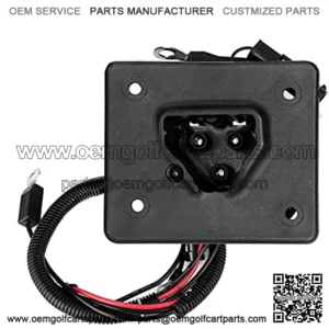 Golf Cart 48V Battery Charger Receptacle or Plug for EZGO RXV & TXT 2008-up Electric, EZGO 2Five 2010-up Delta-Q Charging Receptacle OEM# 602529