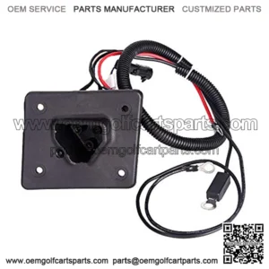 Golf Cart 48V Battery Charger Plug or Receptacle for EZGO RXV & TXT, OEM# 602529 611218 604321 8009