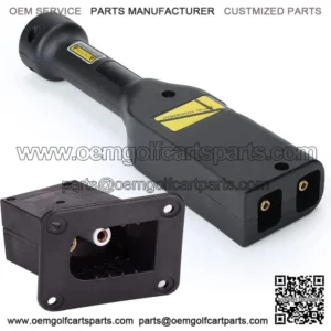 Golf Cart 36V PowerWise Charger Receptacle & Handle Plug for EZGO TXT 1996-up
