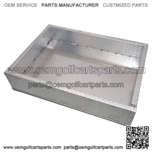 RXV Golf Cart Aluminum Diamond Plate Utility Box