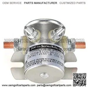 EZGO Solenoid,EZGO TXT 1980-2010 Electric Golf Cart 36 Volt 4 Terminal #70 Series Solenoid Relay,Replace OEM 27855G01, 11761G1, 27855G02, 31680G1, 3016