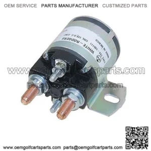 Yamaha G2/ G8/ G9/ G11/ G14/ G16 Solenoid - 12V 4-Terminal Silver (For 4-cycle Gas 1985-2002)