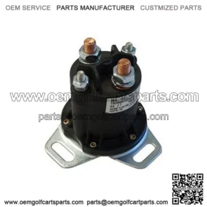 Club Car 12-Volt 4-Terminal Copper Solenoid (For Gas 1984+, Different Footprint)