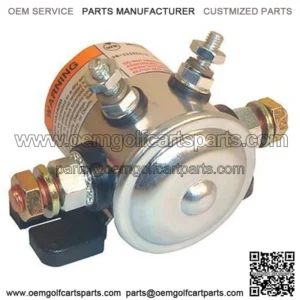 EZGO Marathon 12V 4-Terminal Copper/Short Solenoid (Fits EZ-GO Gas 1979-1994)