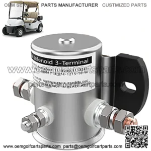 36 Volt Continuous Duty Solenoid Relay for EZGO Electric Golf Cart, 70 Series OEM# 27855G01 11761G1 27855G02 31680G1 3016