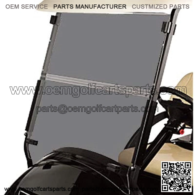 Club Car Precedent (04-Up) Golf Cart Fold-Down Windshield