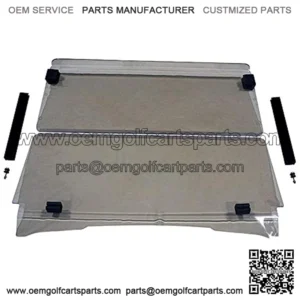 3G New EZGO TXT Tinted Folding Golf Cart Windshield 1994-2013