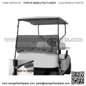 Tinted Folding Windshield for EZGO TXT- T48 Model Golf Carts 2014+