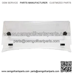 Clear, Impact-Resistant Folding Windshield for EZGO TXT Golf Carts 1994.5-2013