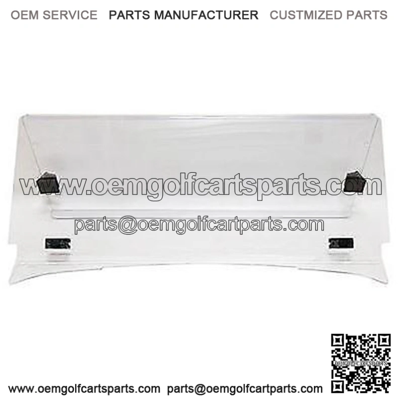 Clear, Impact-Resistant Folding Windshield for EZGO TXT Golf Carts 1994.5-2013