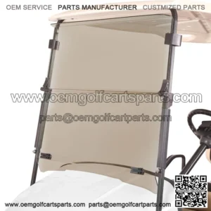 Golf Cart Windshield for EZGO TXT 1995-2013,Tinted Folding Down Windshield (4MM)