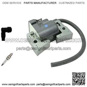 21171-2207 Ignition Coil Module with Spark Plug and Boot Fits Kawasaki FE290D FE350D FE400D GEF00A for John Deere #M126972 Club CAR Golf CART DS 1997-5133#101909201,ZF110B-HHS