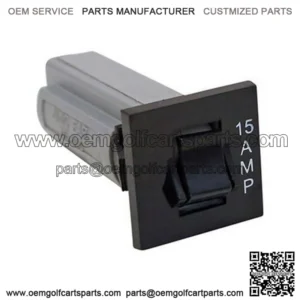 15 Amp Club Car Circuit Breaker for 48-Volt models w/ PowerDrive Charger (Fits 48V Club Car)