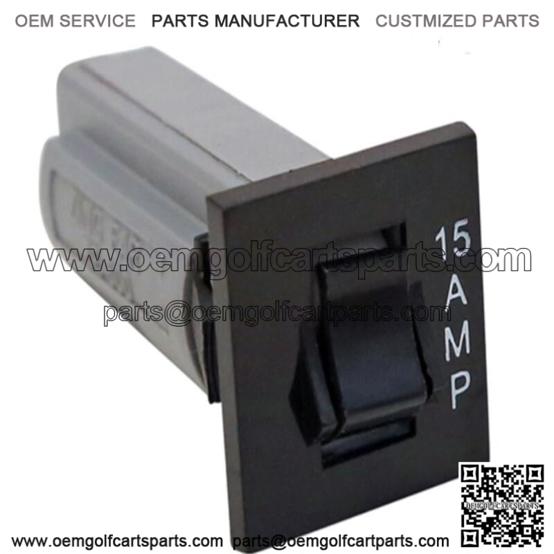 15-Amp Circuit Breaker for Club Car 48 Volt Electric Golf Carts