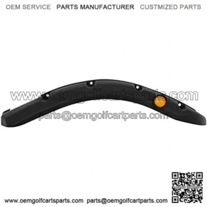 molded plastic Black Pocket Style Fender Flares Fender Flare Compatible For Club Car DS Golf Cart 1993-UP