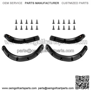 Golf Cart Precedent Fender Flares (Set of 4),Club Cart Fender Flares (2) Front & (2) Rear Fit for Club Car Precedent