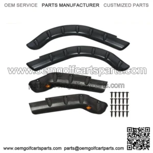 Golf Cart Standard Fender Flares Front and Rear (Set of 4pcs)For EZGO TXT Model