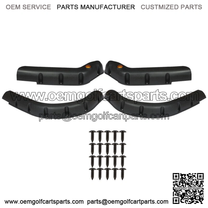 for EZGO TXT Model(Set of 4pcs) Golf Cart Standard Fender Flares Front and Rear
