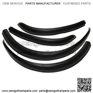 Club Car TEMPO Golf Cart Fender Trim - Slim Flare - Set of 4 (Front and Rear)