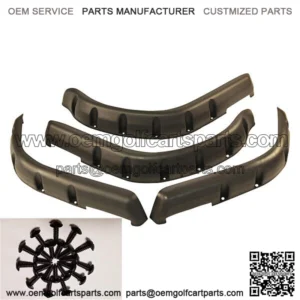 Golf Cart Fender Flares For Yamaha G14,G16,G19,G20,G22 Models Self Taping Screws