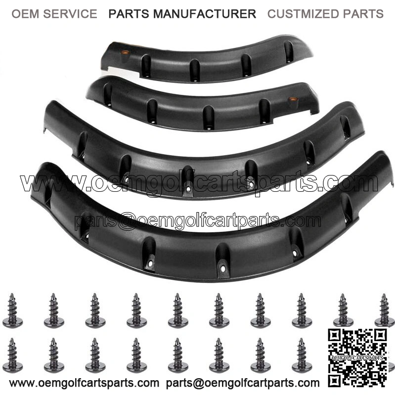 Golf Cart Fender Flares For Club Car DS 1993-up Front and Rear, Set of 4