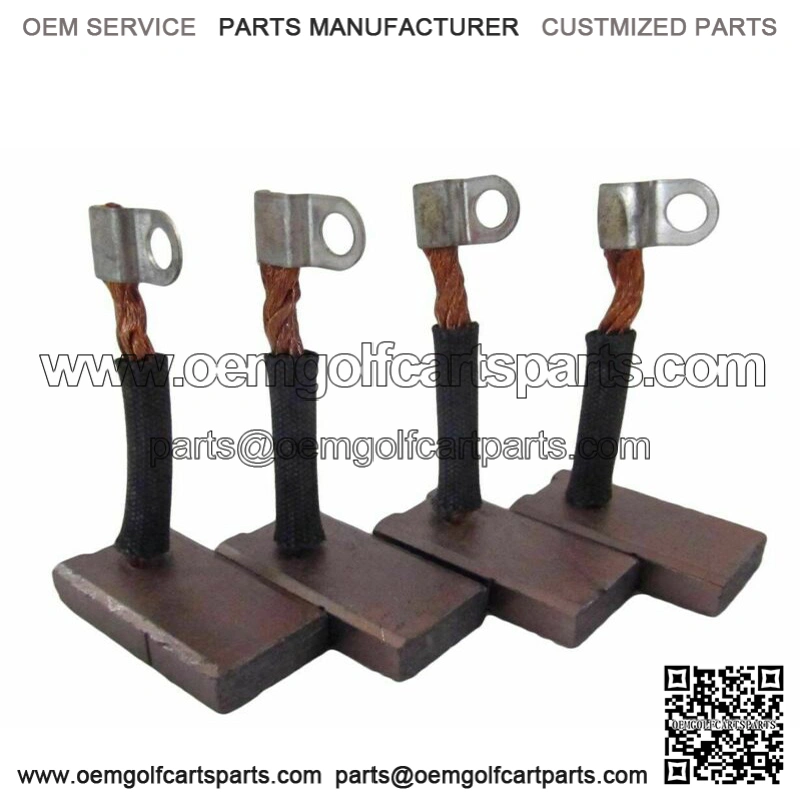 New Brush Set for EZ GO Club Car Yamaha Golf Cart Gas Starter Brushes Set 4pcs