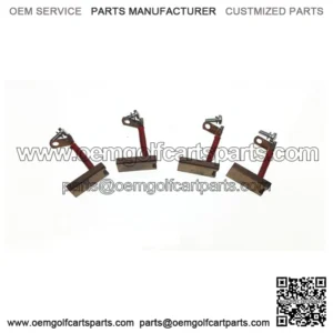 Club Car Golf Cart For Starter Generator Brushes and Screw Set of 4 OE#101869302